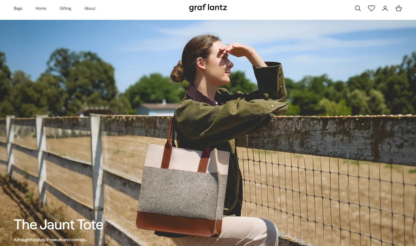 Graf Lantz website homepage