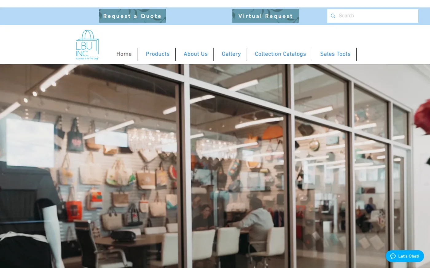 LBU Inc. website homepage