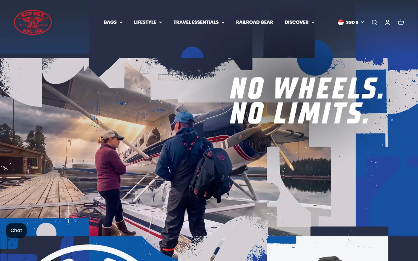 Red Oxx website homepage