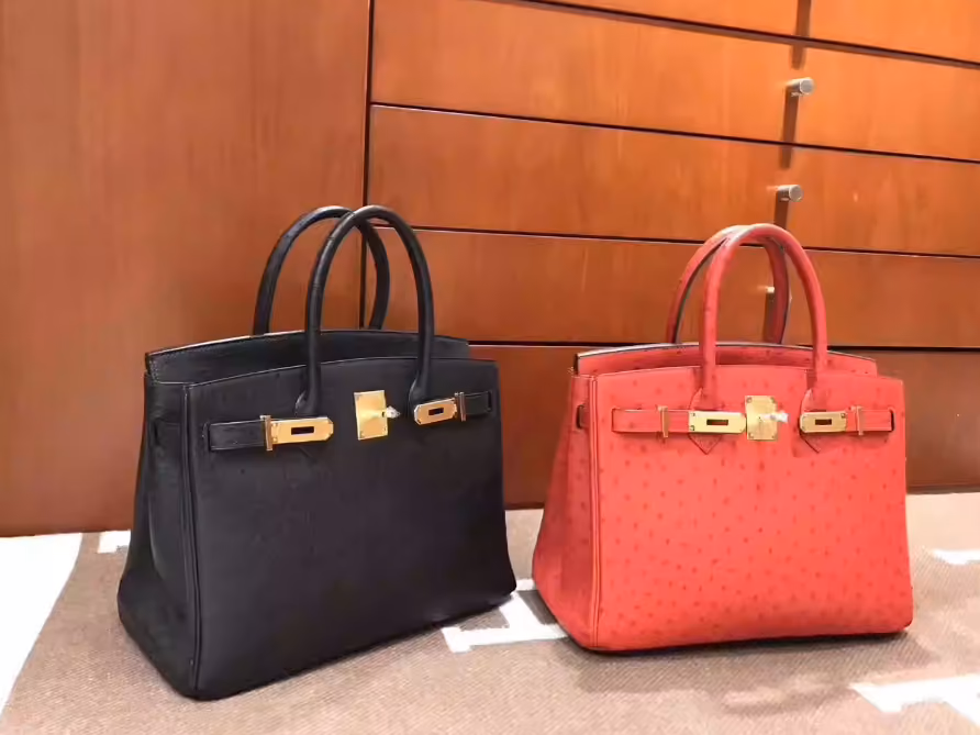 How to identify authentic ostrich leather